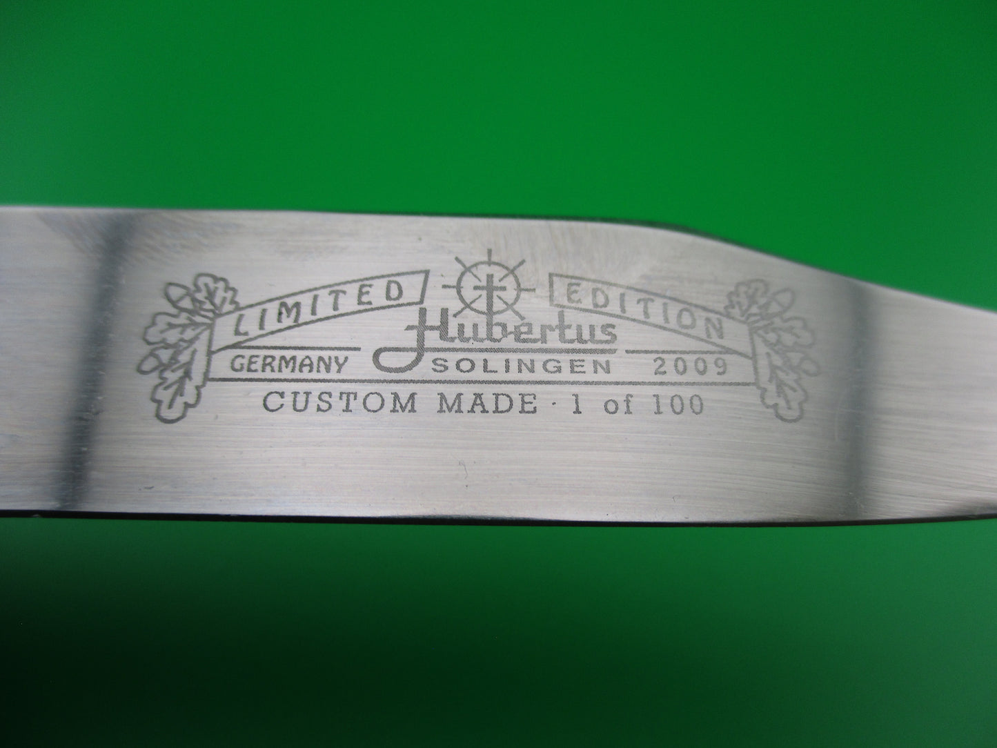 HUBERTUS CARPE DIEM Stag lever Limited Edition 1 of 100 automatic knife