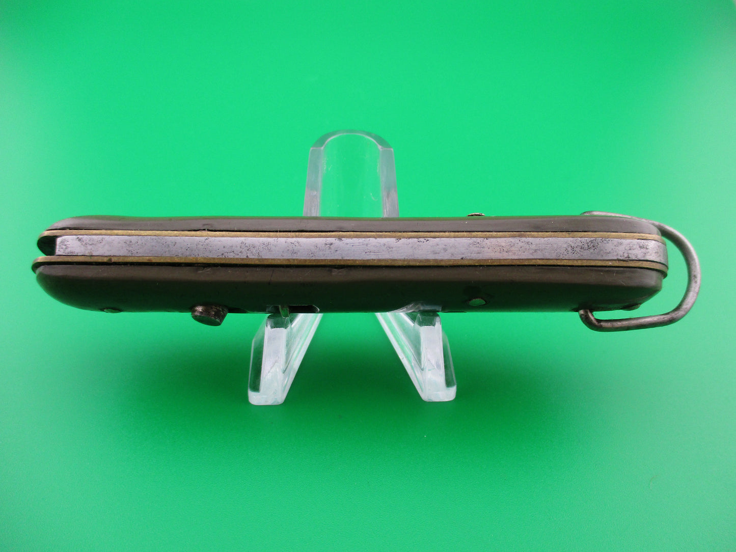 Edgemaster Fatjack Olive green 1950s vintage switchblade