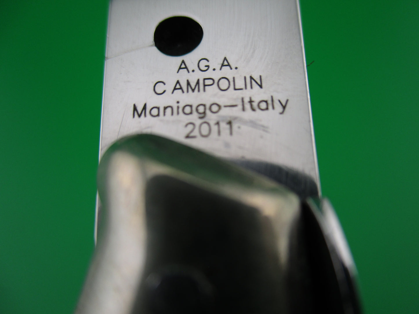z AGA CAMPOLIN MANIAGO ITALY 25cm 2011 Fishtail Horn picklock knife