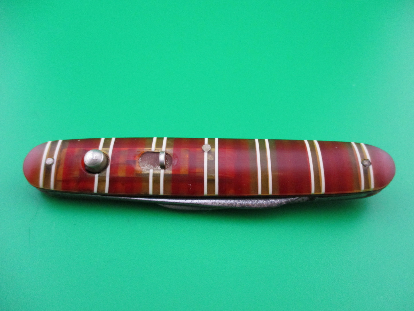REMINGTON R8065 Candystripe double automatic knife Etched