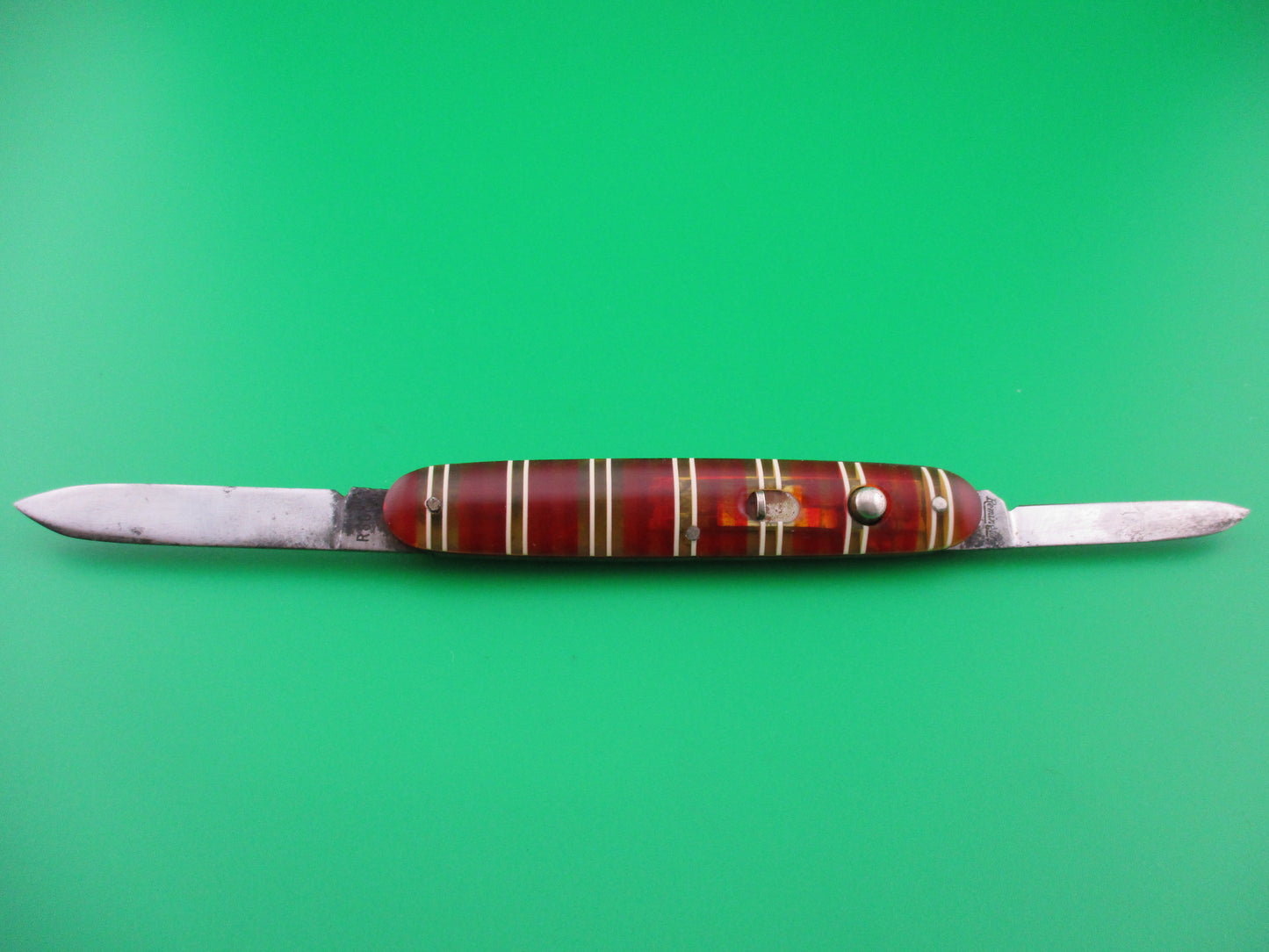 REMINGTON R8065 Candystripe double automatic knife Etched