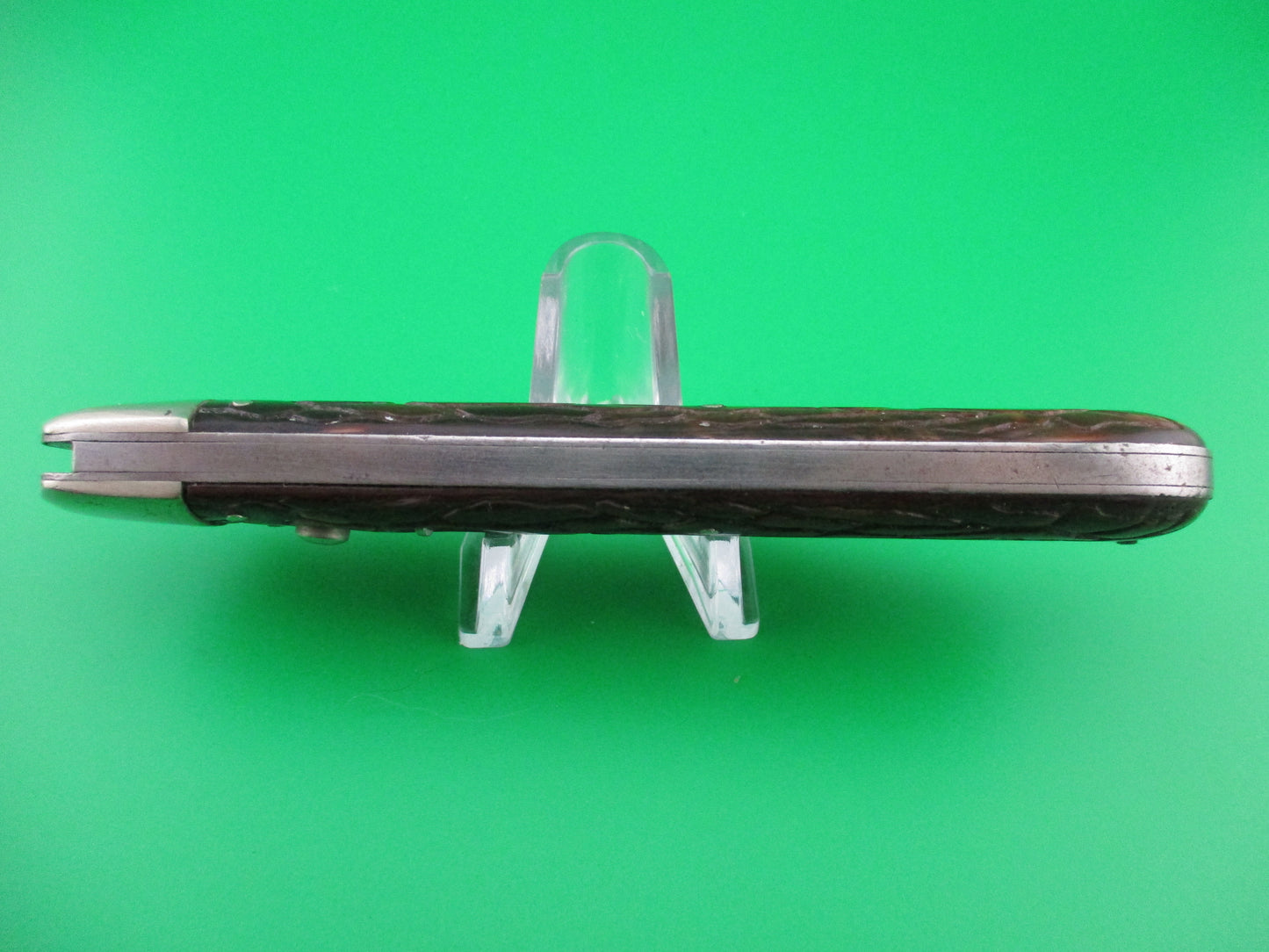 PRESTO Lazy W Folding Guard Hunter Wormgroove switchblade knife