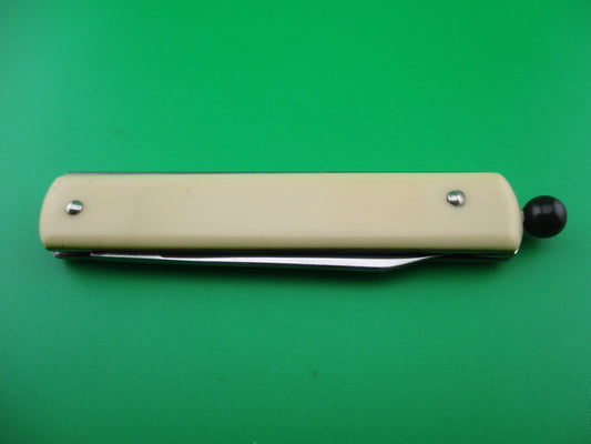 z GEORGE SCHRADE KNIFE CO Pullball Cream switchblade knife like new