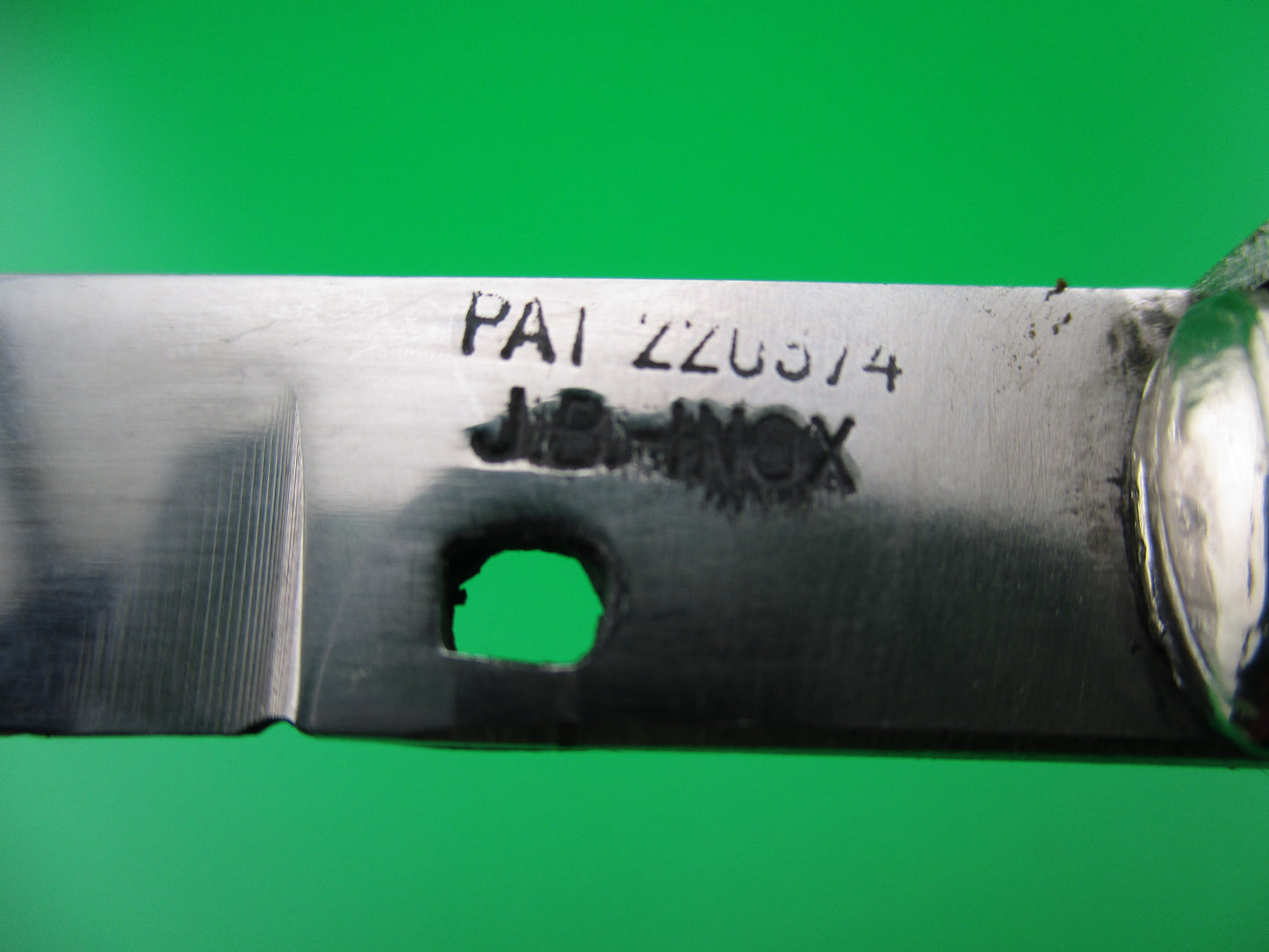 JB INOX PAT 220374 Spanish Faux Stag Stiletto Switchblade knife No pins