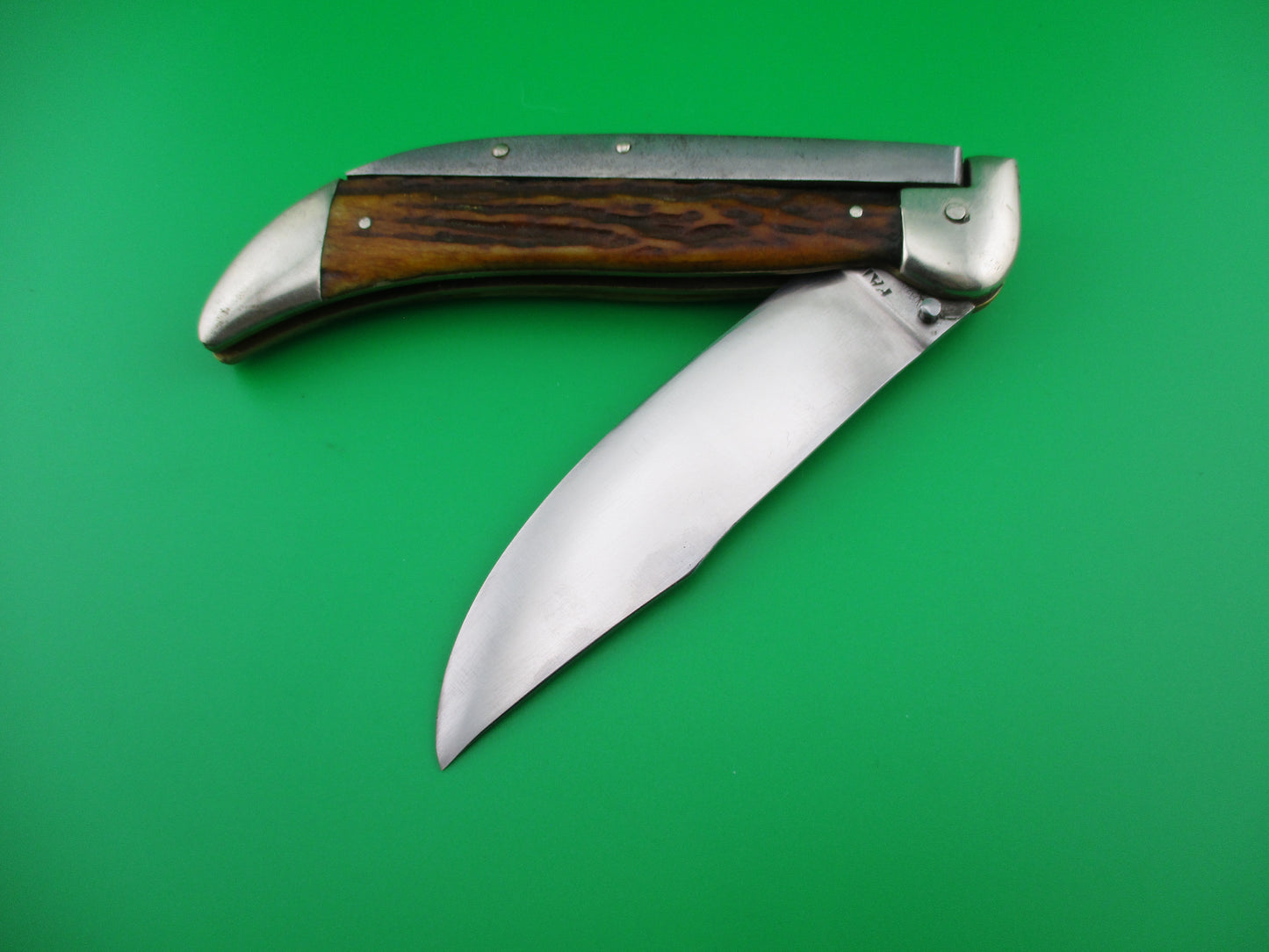 z KaBar Grizzly Stag Vintage #2179 switchblade knife