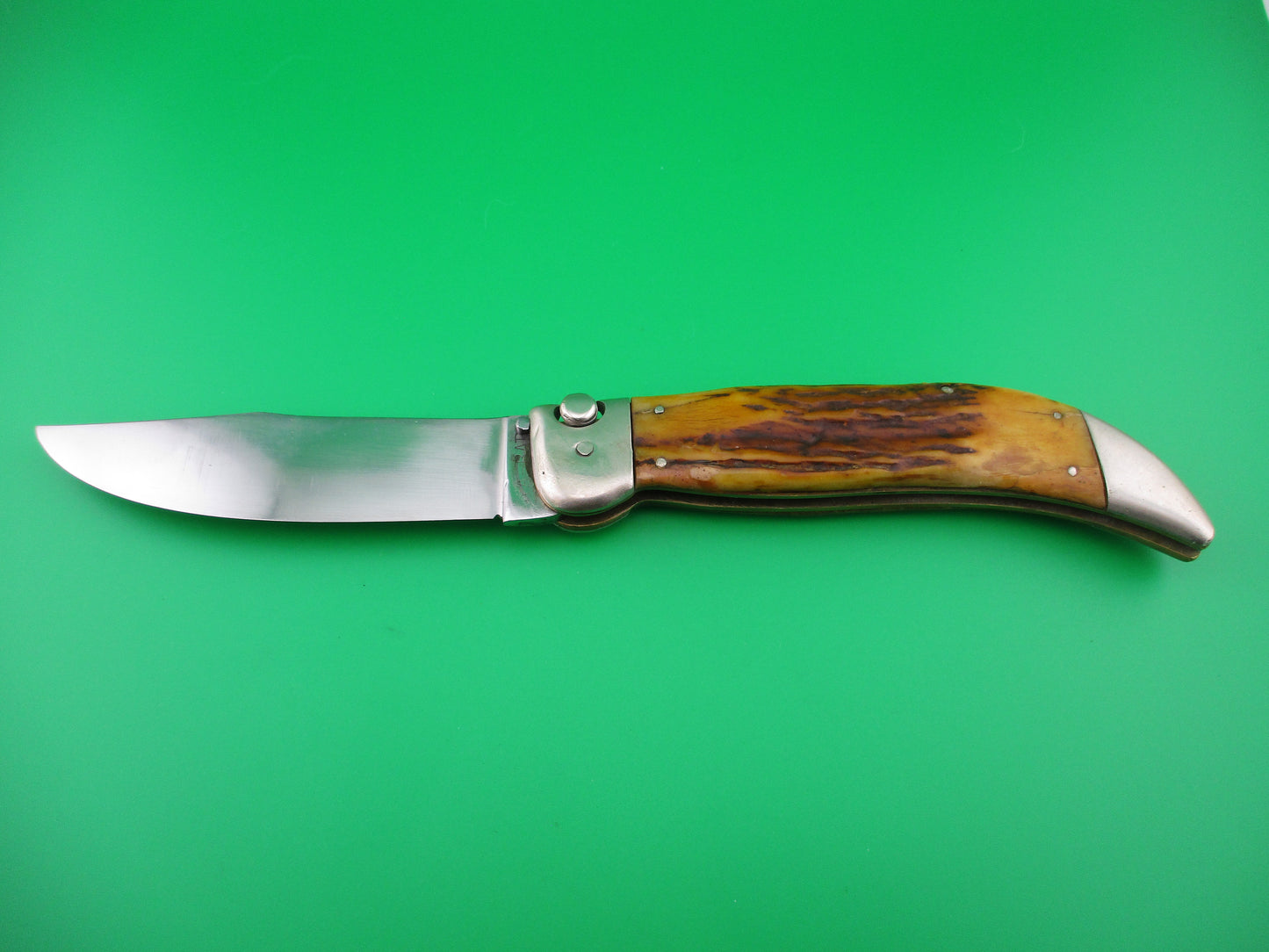 z KaBar Grizzly Stag Vintage #2179 switchblade knife