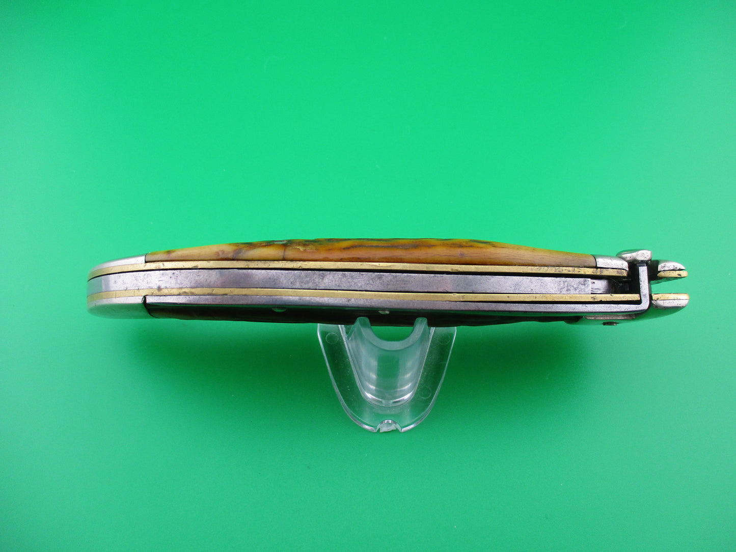 z KaBar Grizzly Stag Vintage #2179 switchblade knife