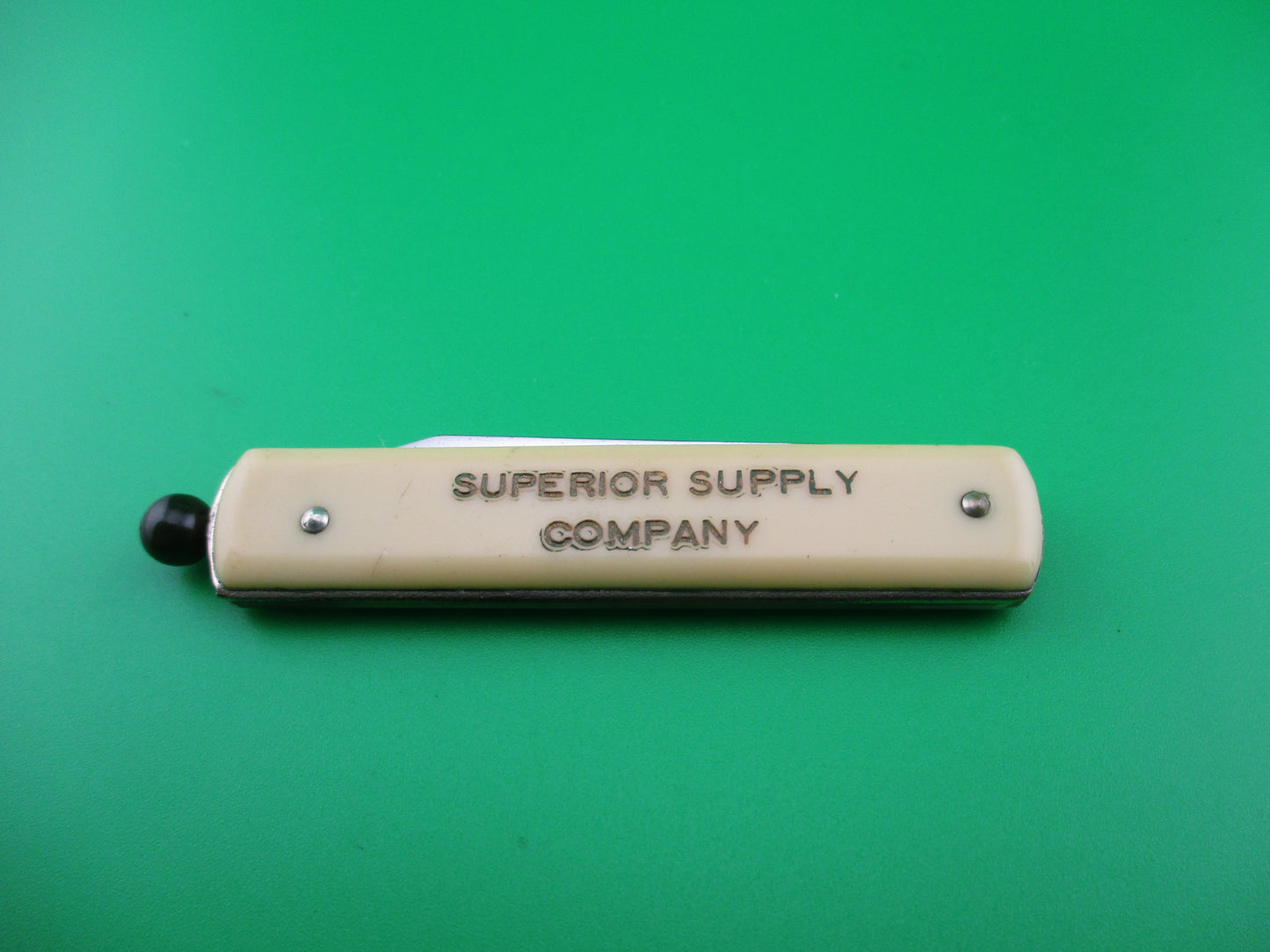 GEORGE SCHRADE KNIFE CO Pullball Cream switchblade knife