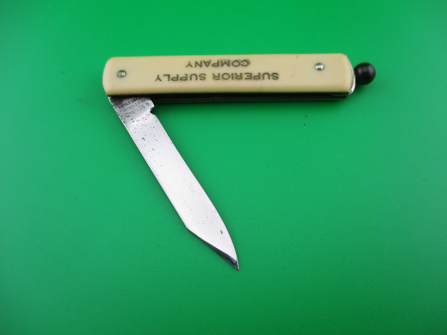GEORGE SCHRADE KNIFE CO Pullball Cream switchblade knife