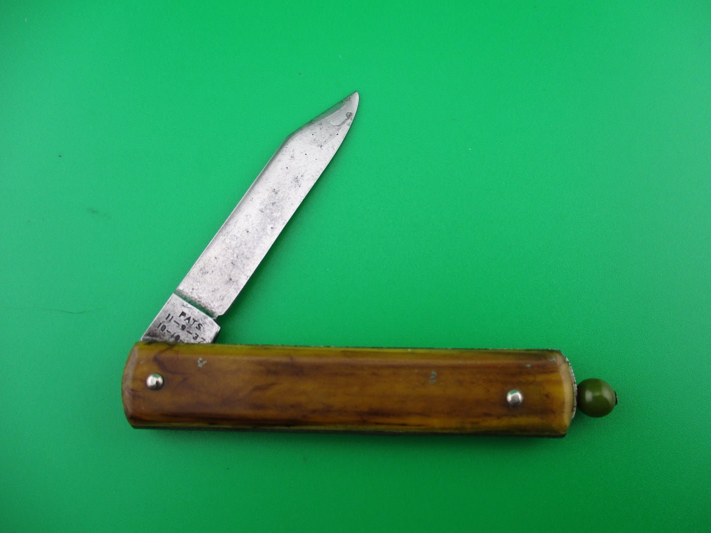 GEORGE SCHRADE KNIFE CO Pullball Butter & Molasses switchblade knife