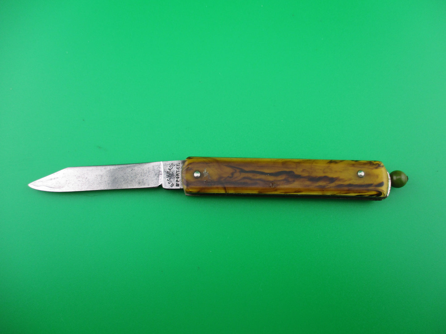 GEORGE SCHRADE KNIFE CO Pullball Butter & Molasses switchblade knife