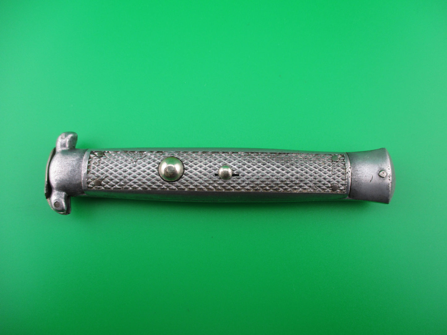 Trapdoor 1960s 21cm Vintage Aluminum Frame all metal Italian switchblade