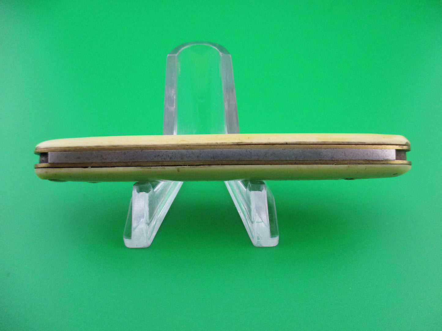 z Press Button Knife Co double Ivory Cell Johann Hoff antique switchblade knife