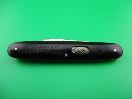 z FLYLOCK Double Black switchblade Montgomery Ward & Co knife