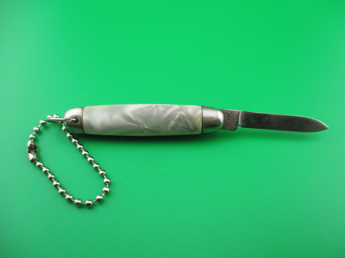 Imperial Jackomatic Jr Keychain Switchblade 1950s knife with chain