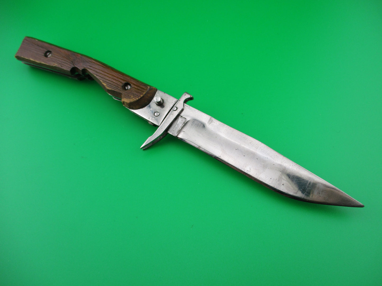 z RPK 24cm Russian Prison Knife folding guards wood switchblade