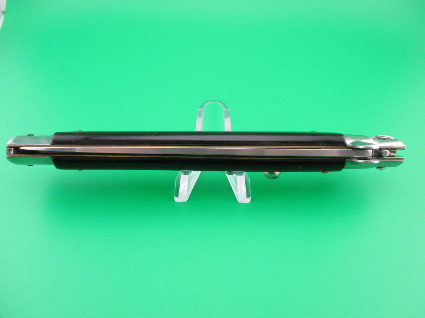 z B Rostfrei 33cm Italian swivel bolster stiletto automatic knife black