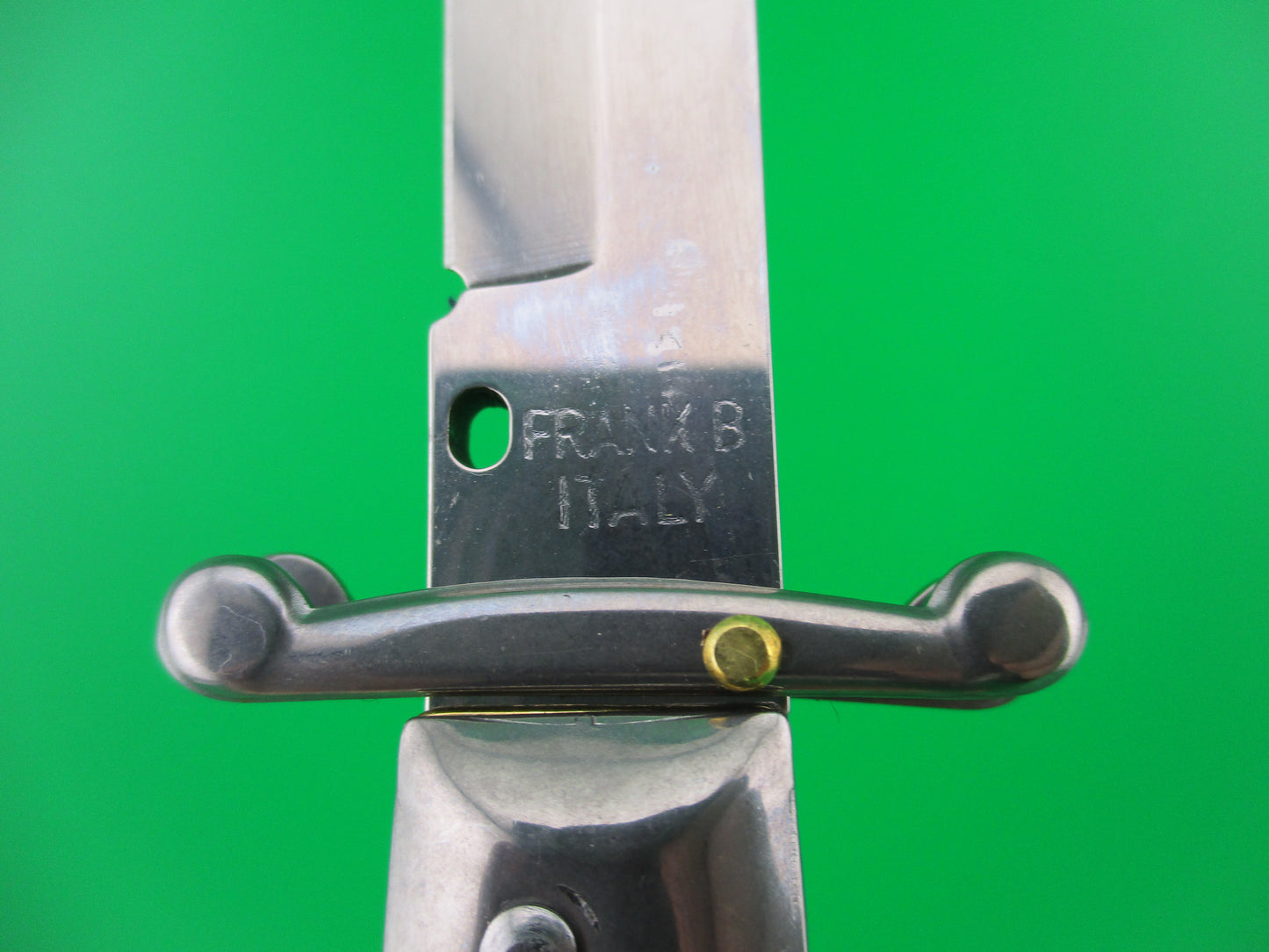 z FRANK B 28cm Swing Guard Brazilian horn automatic knife NEW