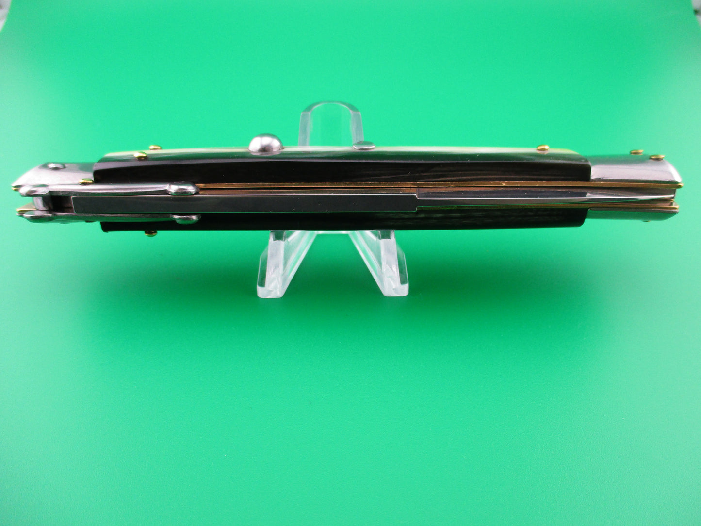 z FRANK B 28cm Swing Guard Brazilian horn automatic knife NEW
