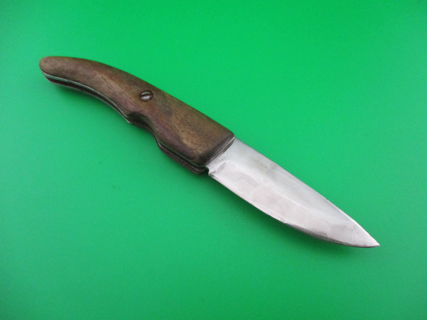 z RPK 14.5cm Russian Prison Knife Scale release wood automatic knife