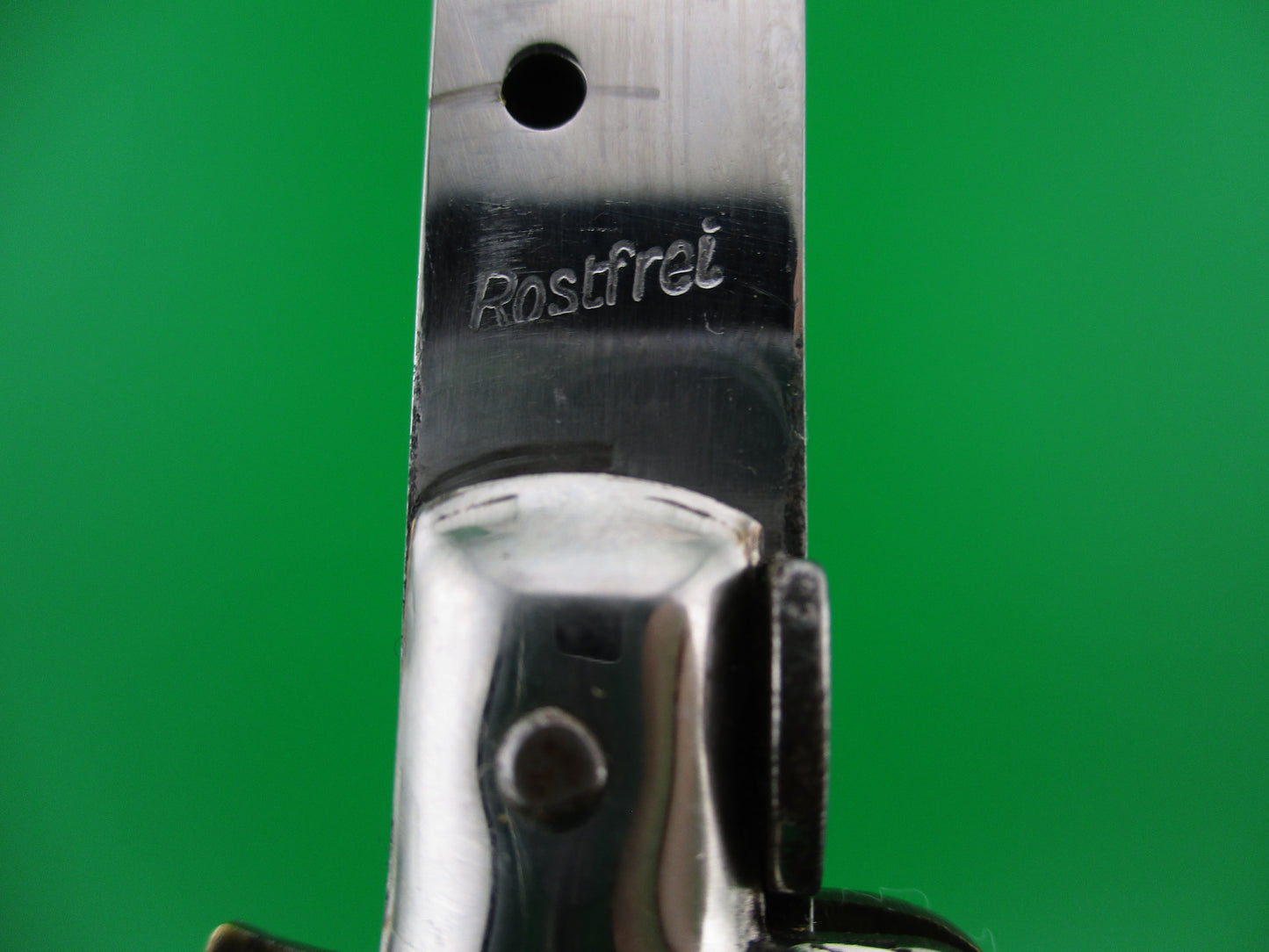 z Rostfrei (slant) 33cm Italian Late Transitional Stiletto switchblade knife