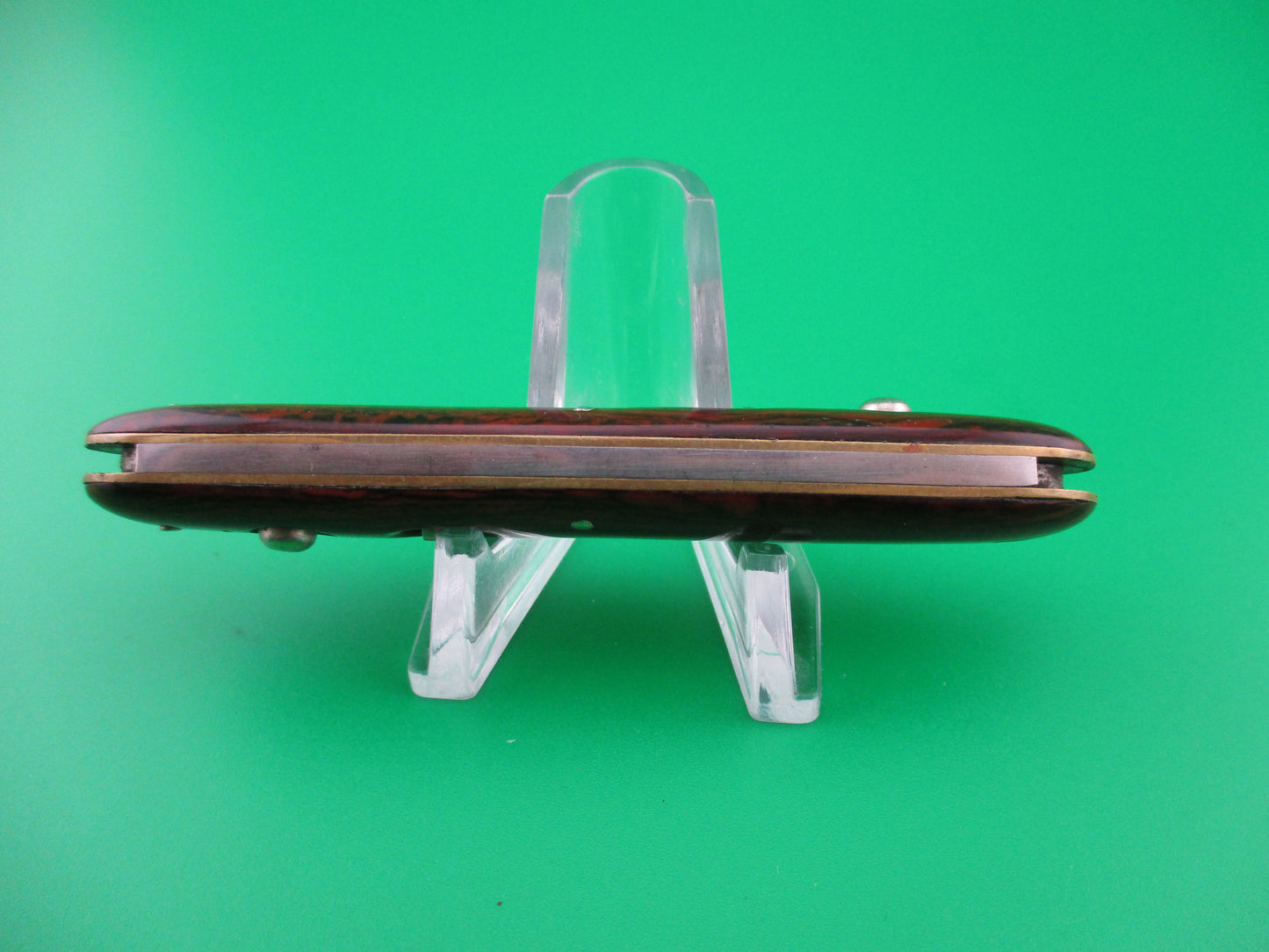 SCHRADE WALDEN Medium double Cocobolo switchblade knife EX+