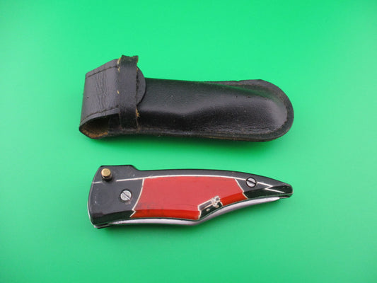 z RPK 17cm Russian Prison Shoe automatic knife w/ pouch