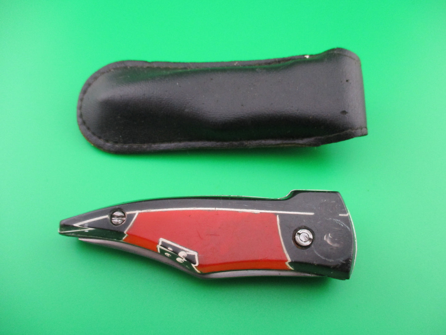 z RPK 17cm Russian Prison Shoe automatic knife w/ pouch