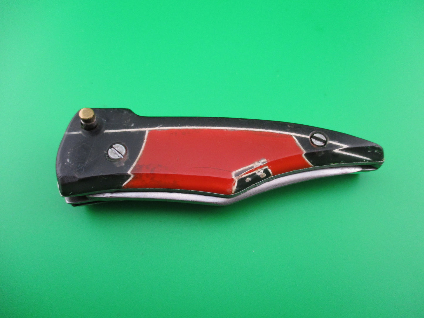 z RPK 17cm Russian Prison Shoe automatic knife w/ pouch