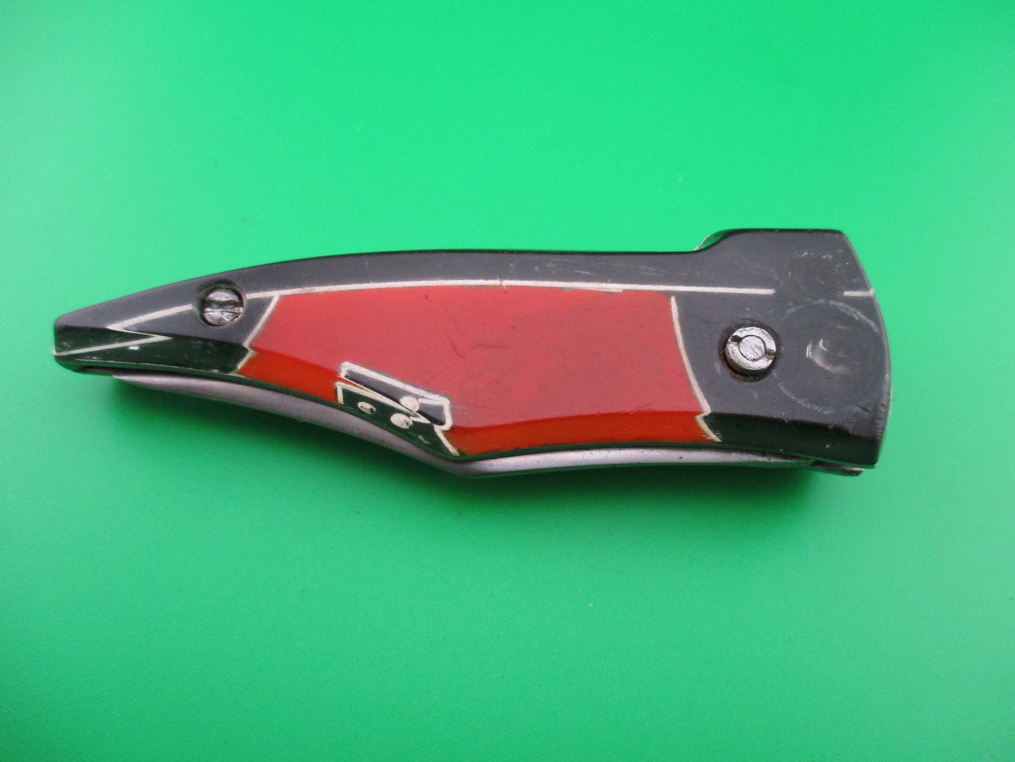 z RPK 17cm Russian Prison Shoe automatic knife w/ pouch
