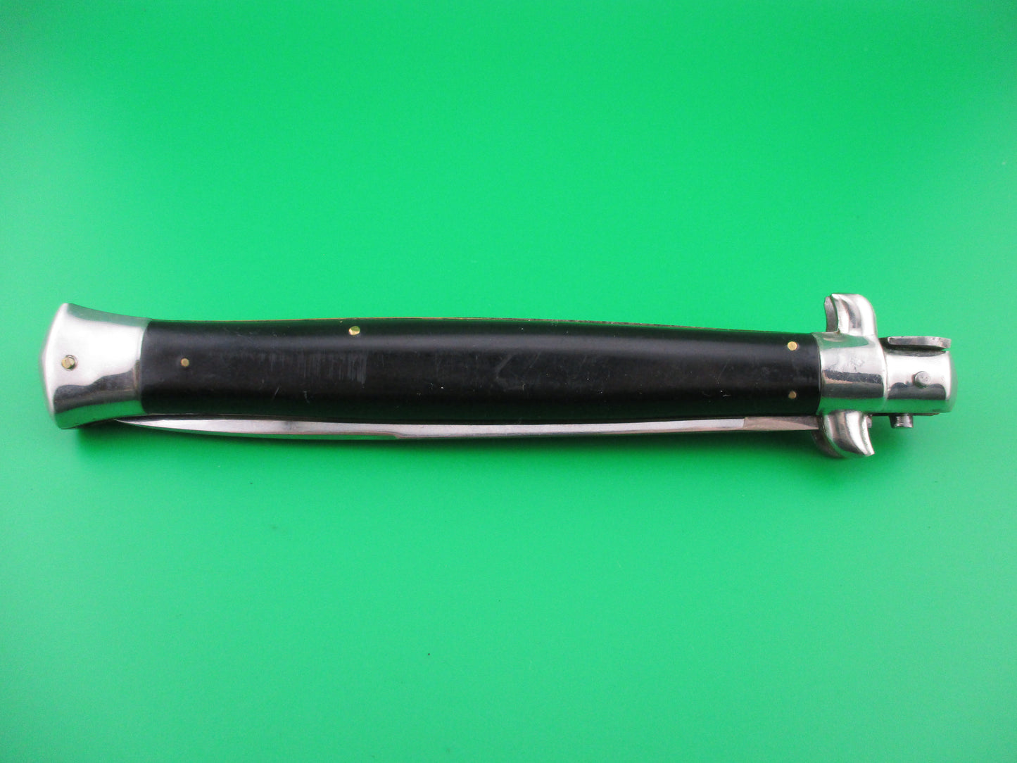 z ROSTFREI 33cm Italian swivel bolster stiletto automatic knife black