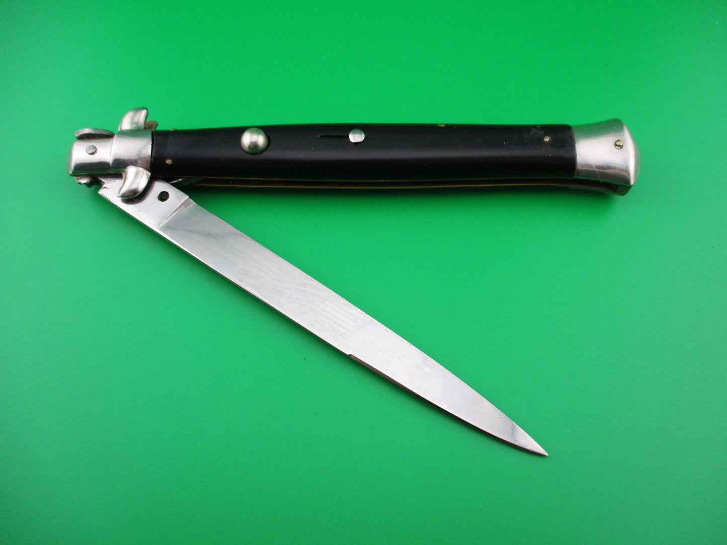 z ROSTFREI 33cm Italian swivel bolster stiletto automatic knife black
