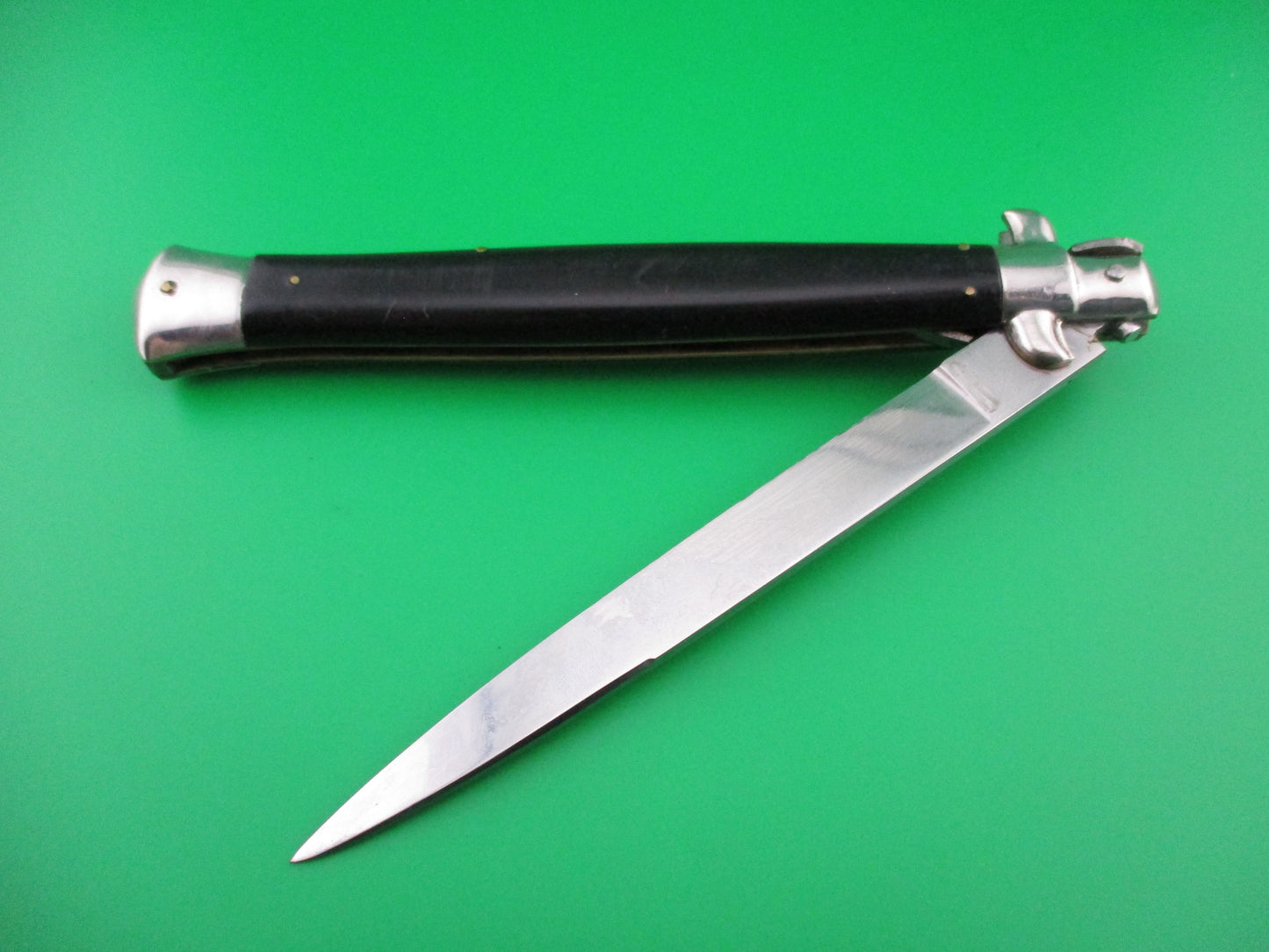 z ROSTFREI 33cm Italian swivel bolster stiletto automatic knife black