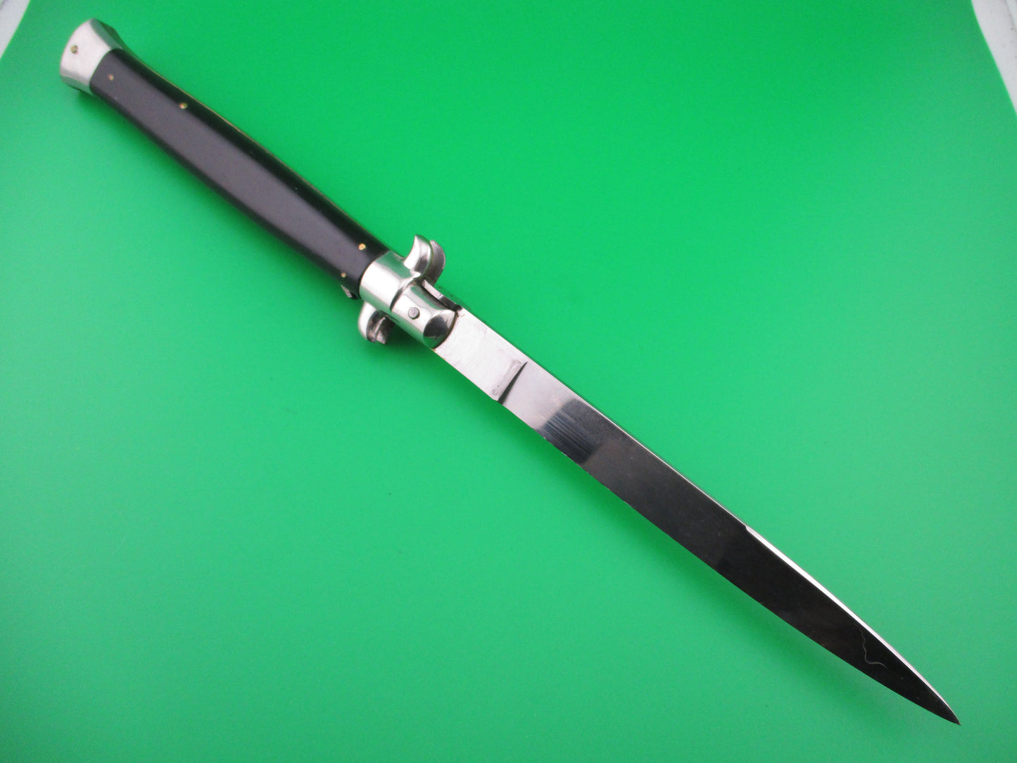 z ROSTFREI 33cm Italian swivel bolster stiletto automatic knife black