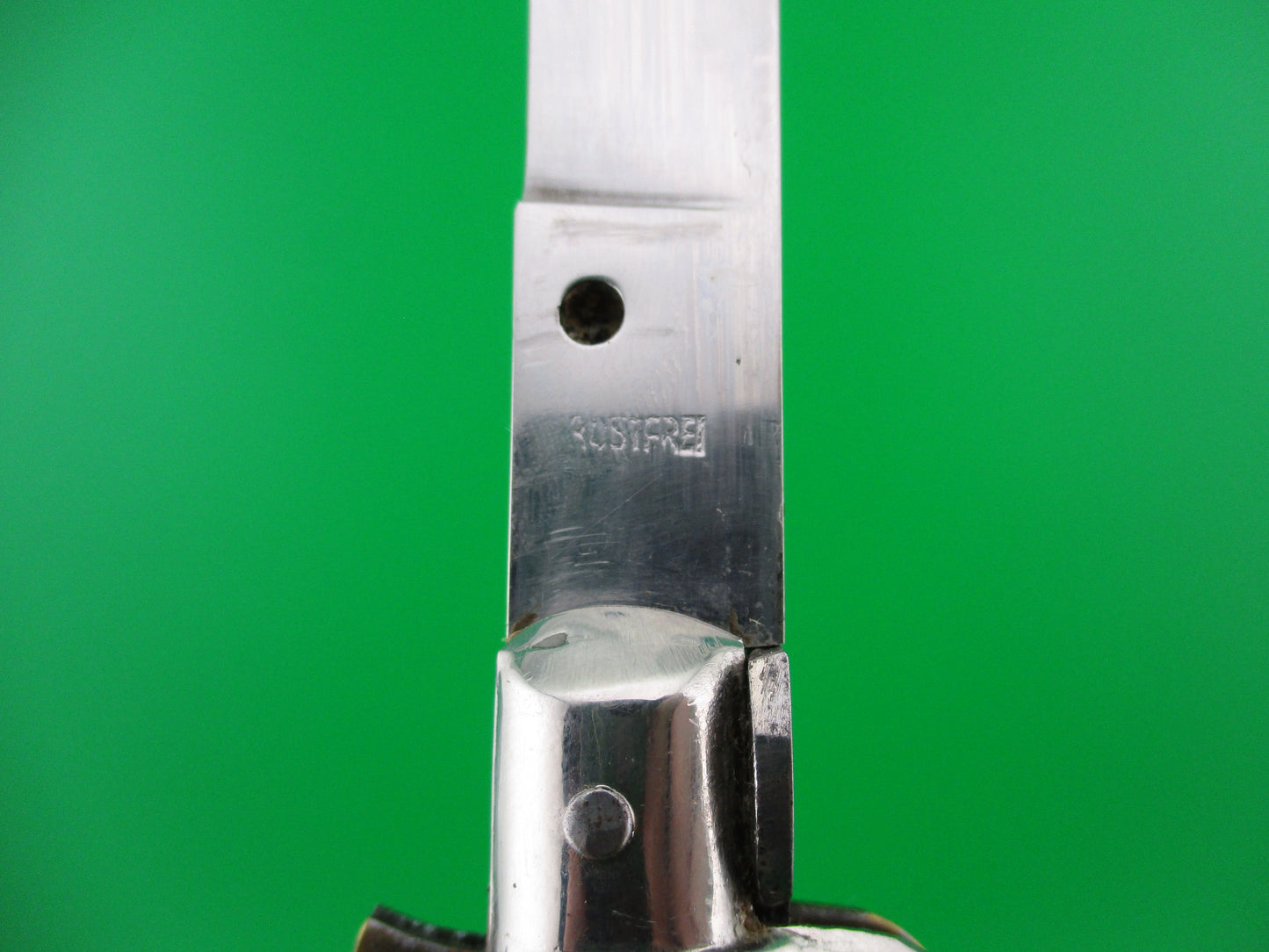 z ROSTFREI 33cm Italian swivel bolster stiletto automatic knife black