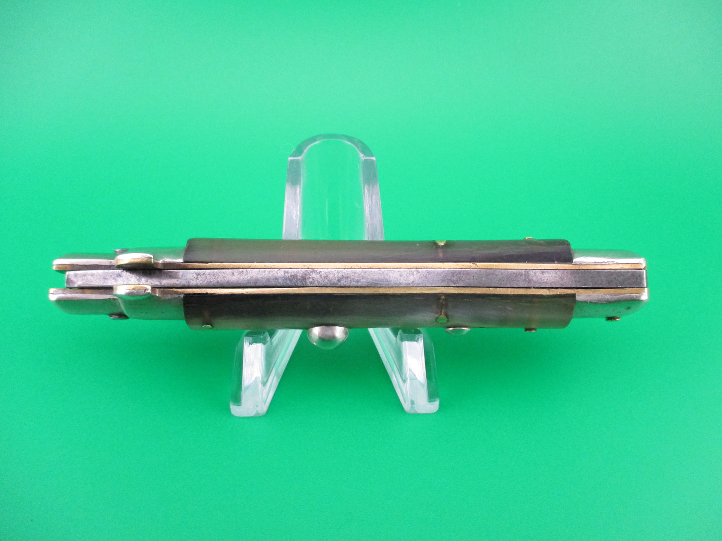 z Rostfrei (slant) 17cm Italian BoBc Stiletto Light horn automatic knife