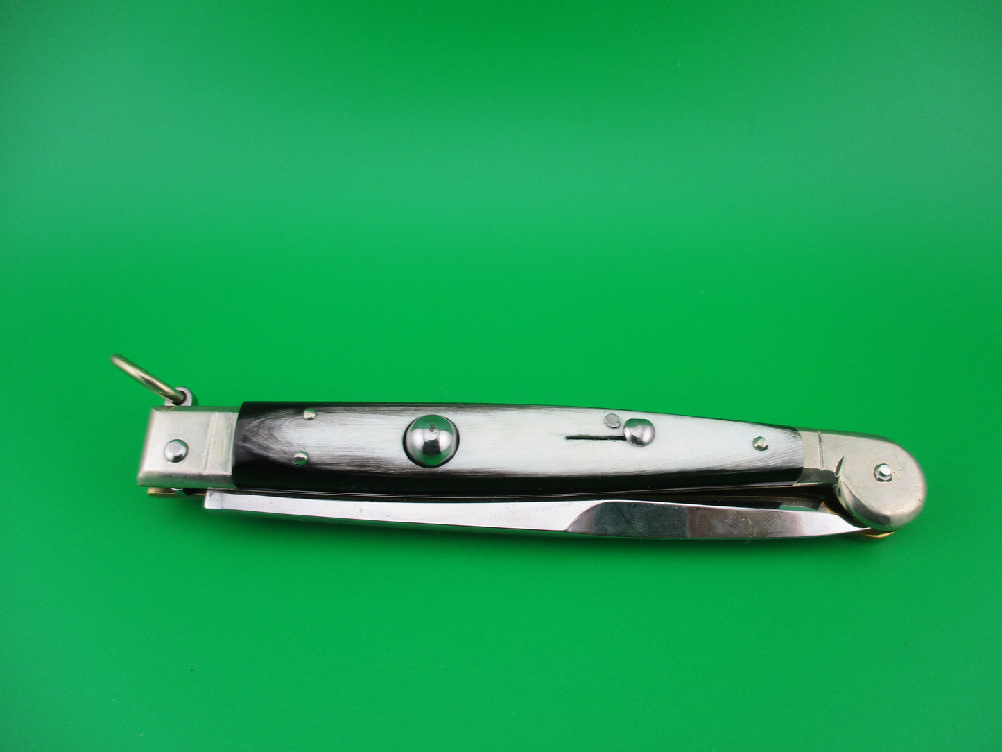 Z AGA CAMPOLIN 23cm Sicilian Ring Pull Italian automatic knife