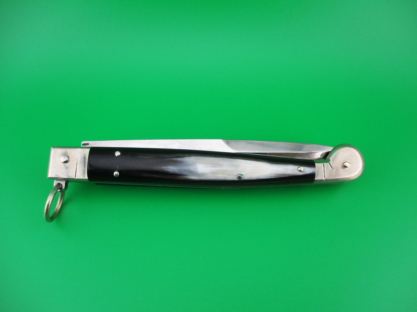 Z AGA CAMPOLIN 23cm Sicilian Ring Pull Italian automatic knife