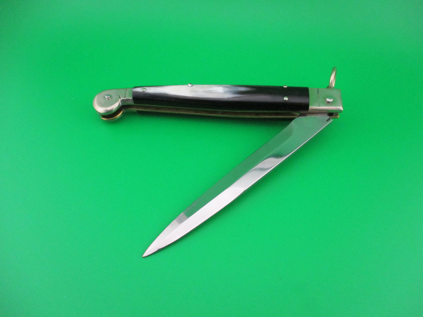 Z AGA CAMPOLIN 23cm Sicilian Ring Pull Italian automatic knife
