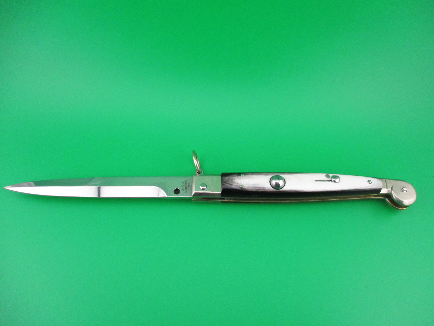 Z AGA CAMPOLIN 23cm Sicilian Ring Pull Italian automatic knife