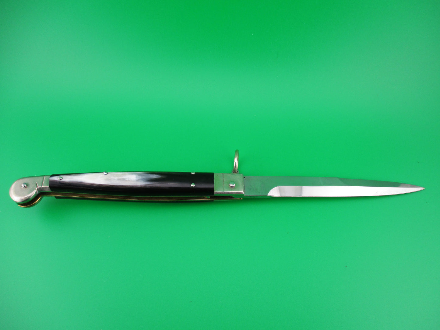 Z AGA CAMPOLIN 23cm Sicilian Ring Pull Italian automatic knife