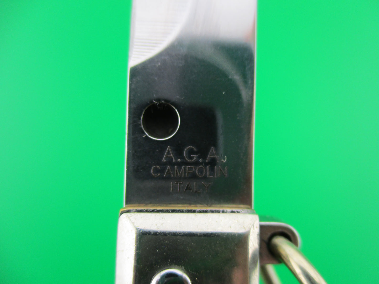 Z AGA CAMPOLIN 23cm Sicilian Ring Pull Italian automatic knife