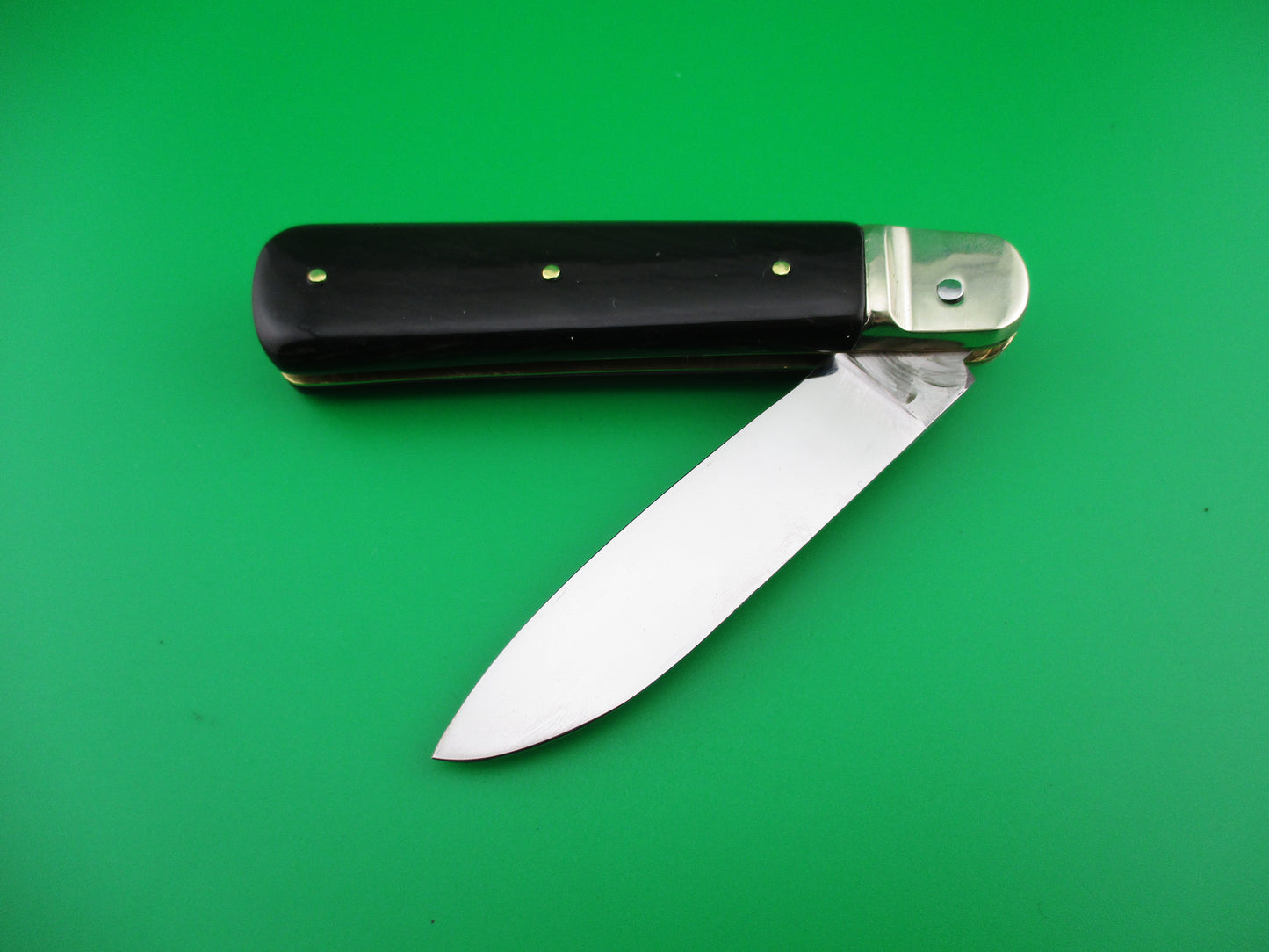 MAKINOX 18cm French Lever Dark Horn Vintage automatic knife