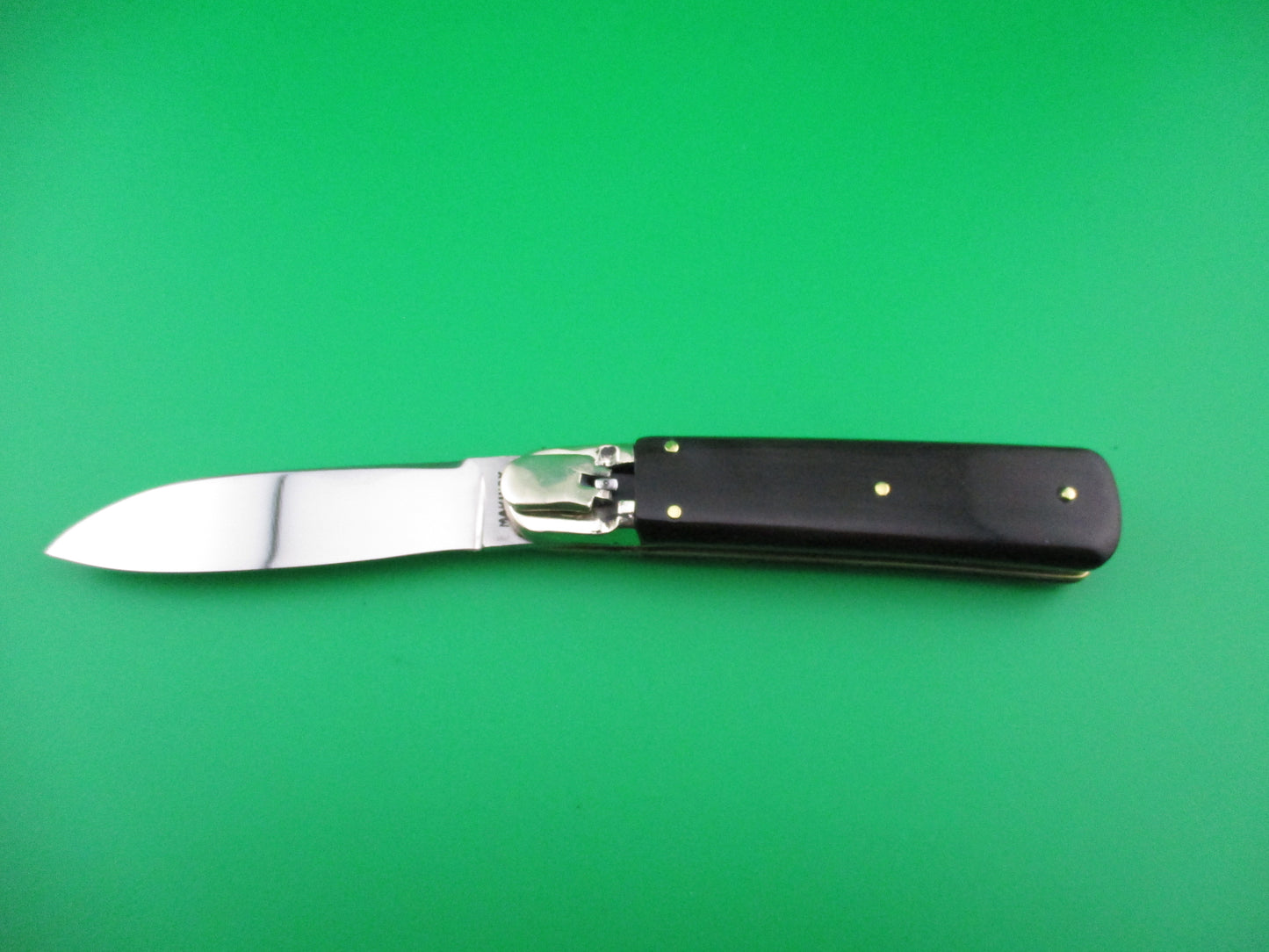 MAKINOX 18cm French Lever Dark Horn Vintage automatic knife