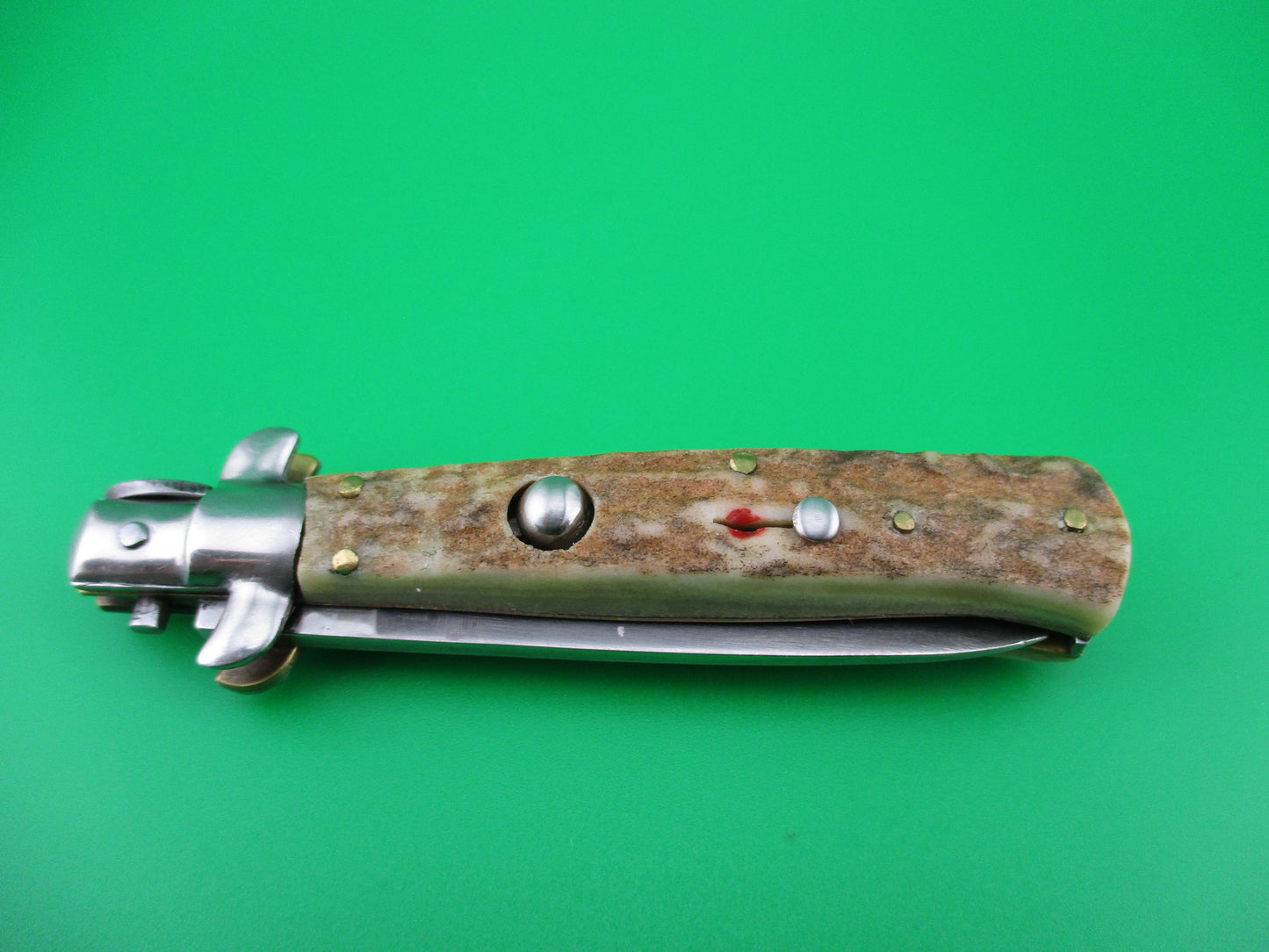 z Rostfrei 16cm Italian Stiletto Stag automatic knife