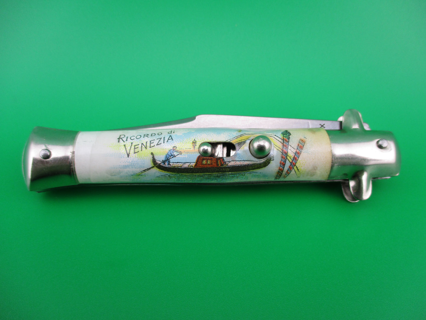 z INOX 18cm Italian Ricordo di Venezia Souvenir of Venice automatic knife