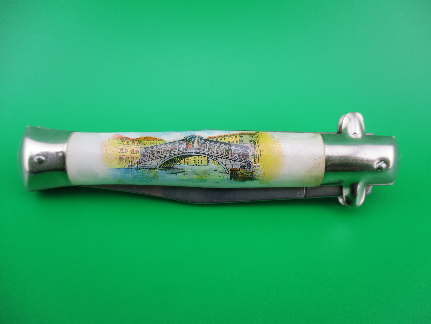 z INOX 18cm Italian Ricordo di Venezia Souvenir of Venice automatic knife