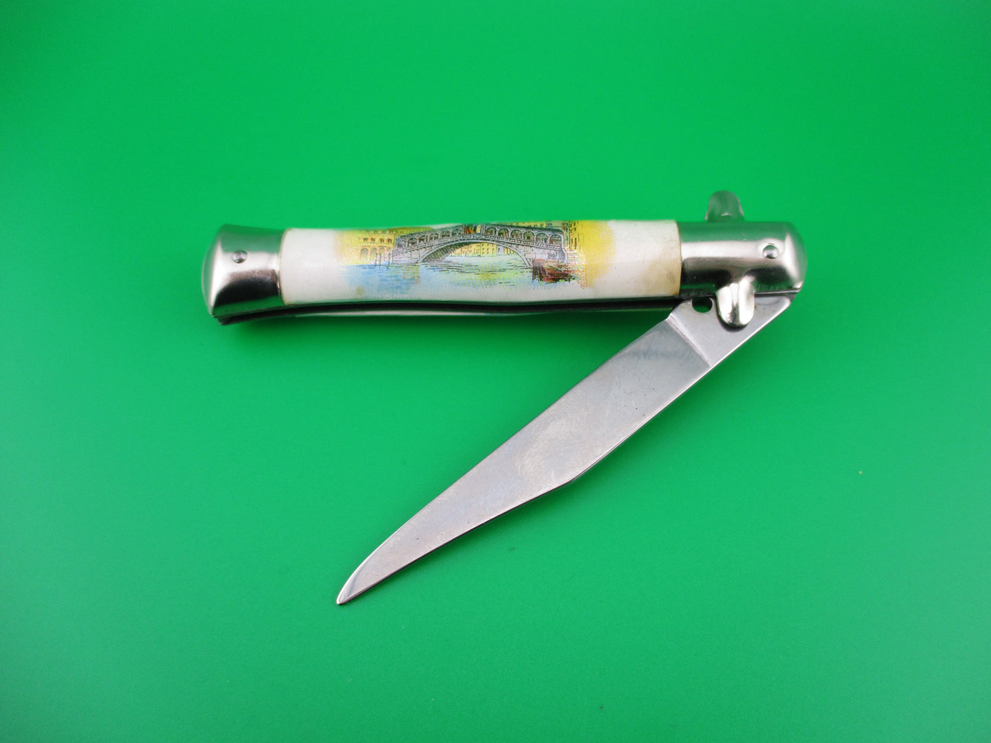 z INOX 18cm Italian Ricordo di Venezia Souvenir of Venice automatic knife