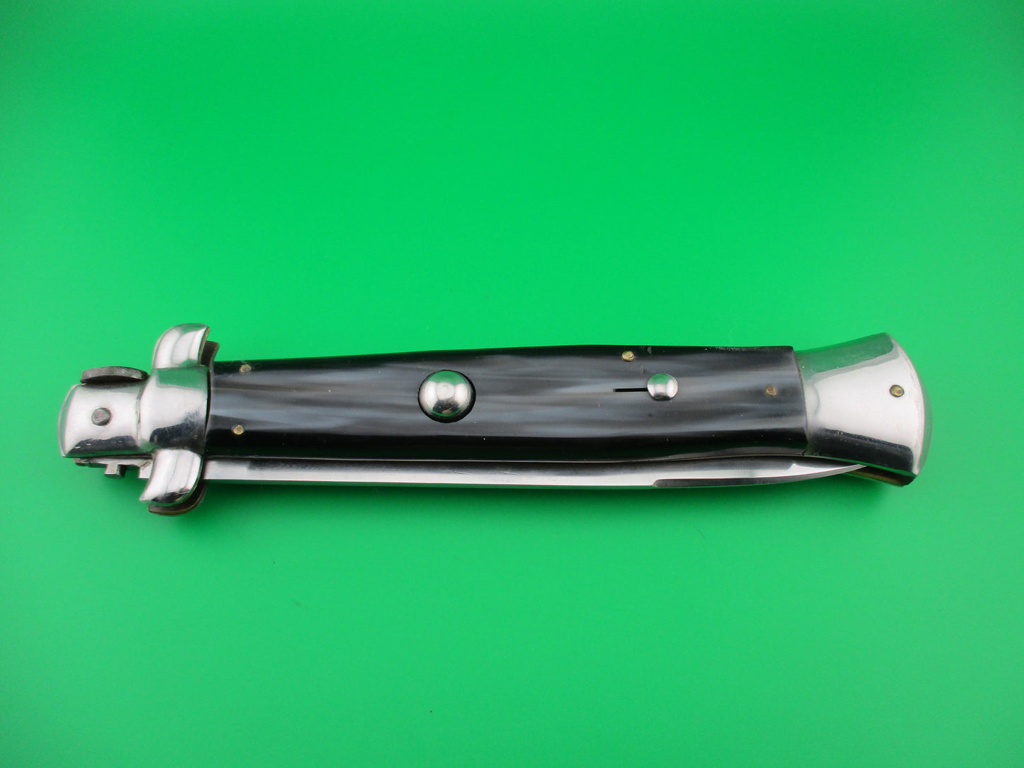 z ROSTFREI 38cm Italian Stiletto Black & Gray automatic knife