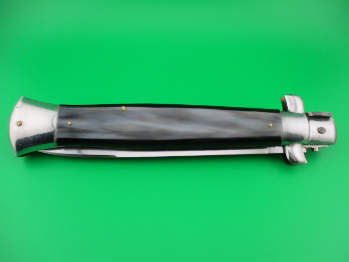 z ROSTFREI 38cm Italian Stiletto Black & Gray automatic knife